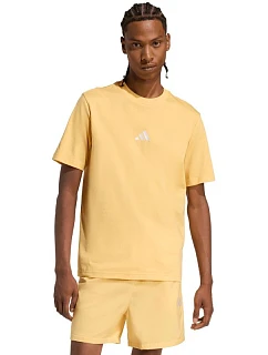 Pánske tričko adidas Essentials Small Logo Single Jersey, žlté, KT0561