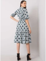 Šaty LK SK 508525.17 biele a zelené