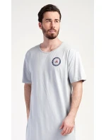 Pánska nočná košeľa s krátkym rukávom Sea