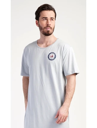 Pánska nočná košeľa s krátkym rukávom Sea