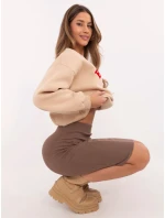 Sukňa RV SD 8961.38 hnedá