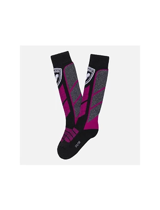 Detské lyžiarske ponožky ROSSIGNOL JR THERMOTECH SOCKS, ružové