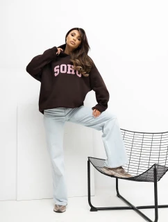 Mikina RV BL A1043.17 tmavohnedá