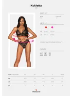 Sexy set Kokietta set - Obsessive