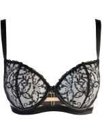 Dámska podprsenka V-10551 Čierna s béžovou - Axami