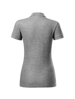 Bavlnená polokošeľa Heavy pre ženy tmavo šedá