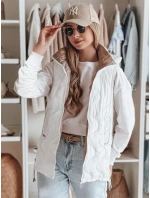 Dámska prechodná prešívaná vesta VESOLITA biela FashionStreet TY4880