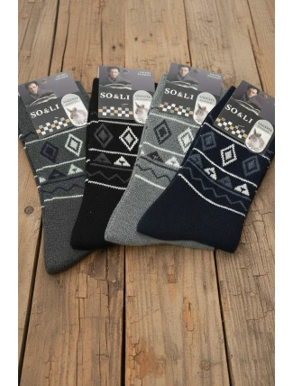 WiK SO&LI ponožky art.001/1 Angora men 39-46