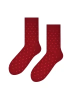 Vzorované pánske ponožky Steven art.136 Srdiečka