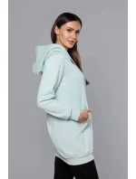 Dámska klokanie mikina v pistáciovej farbe (YS10003-39)