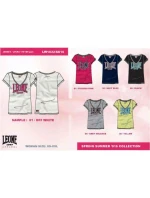 Dámske tričko LEONE LW1022/S16 biele "M"