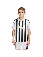 Adidas Juventus detské tričko 26/27 bielo-čierne KB8836 Adidas Juventus detské tričko 26/27 bielo-čierne KB8836