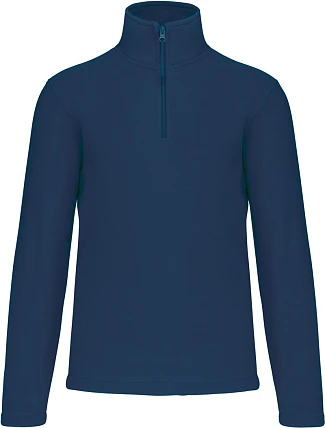 Kariban K 912 Mikina z mikrofleecu so zipsom na 1/4 dĺžky „Enzo“ 20.K912 true indigo
