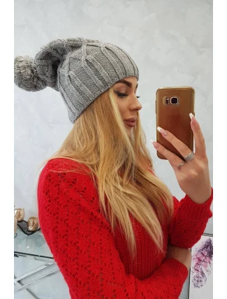Milano fleecová čiapka K203 svetlo šedá
