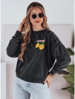 Dámska mikina LEMONFIT graphite v jednej veľkosti FashionStreet BY1348
