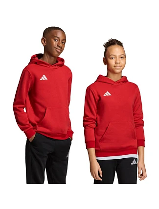 Detská mikina adidas Entrada 26 Hoody červená JZ6568 Detská mikina adidas Entrada 26 Hoody červená JZ6568