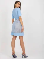 LK SK 506551 šaty.76P svetlo modrá