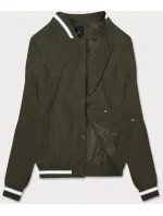 Dámska bunda typu bomber v army farbe (16M9070-136)