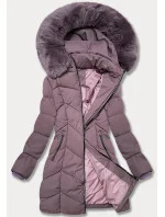 Dámska zimná bunda strednej veľkosti S'west Purple (B8306-71)
