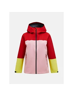 Dámska bunda PEAK PERFORMANCE W Trail Hipe 2.5L Shell Jacket, červená farba