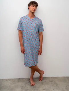 Vamp - Pohodlná pánska nočná košeľa 16614 - Vamp