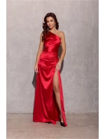 Dlhé šaty SUK0461 červené - Roco Fashion