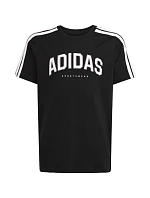 Detské tričko adidas Codes Collegiate Graphic Tee, čierne, JL6139 Detské tričko adidas Codes Collegiate Graphic Tee, čierne, JL6139