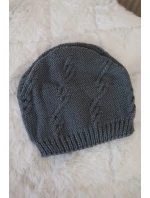 Dámska čiapka Lorena K377 tmavo šedá