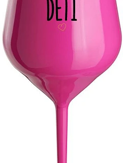 PROTOŽE DĚTI - ružový nerozbitný pohár na víno 470 ml