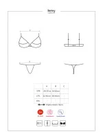 Divoký set otvorený Selva cupless set - Obsessive