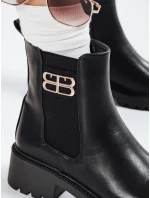 Dámske čierne topánky FashionStreet ZY1104