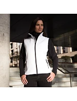 Result R 232F Dámska 2-vrstvová softshellová vesta „Printable“ 30.232F biela/čierna Result R 232F Dámska 2-vrstvová softshellová vesta „Printable“ 30.232F biela/čierna