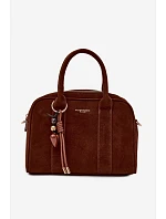 Kufříková Eko Semišová Kabelka s Přívěskem Camel Sorielle