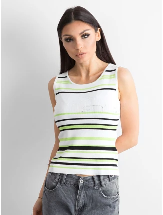 Dámsky top AT TP 5038.28P biely a zelený