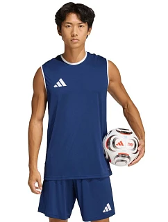 Pánske tričko adidas Entrada 26 Sleeveless Jersey navy blue KB3930