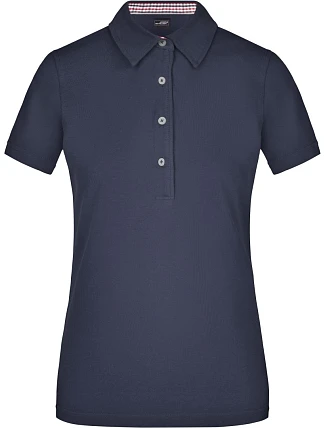 Daiber JN 969 Dámske piqué polo „Plain“ 02.0969 tmavomodrá/červená-tmavomodrá-biela Daiber JN 969 Dámske piqué polo „Plain“ 02.0969 tmavomodrá/červená-tmavomodrá-biela