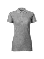 Bavlnená polokošeľa Heavy pre ženy tmavo šedá