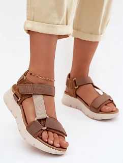Sandy na platforme, model 230188 Step in style
