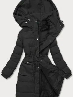 Dámska čierna páperová zimná bunda (CAN-865)