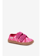 Kapcie Barefoot Dziewczęce W Serduszka Milami Fuksja Saphira