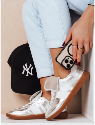 Dámske športové tenisky SNIKARI silver FashionStreet ZY0645