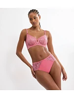 WILD PEONY FLORALE - Minimizer balconette: minimálne tvarovanie s hodvábnou čipkou Triumph