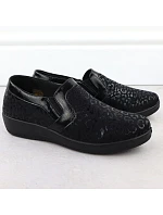 Dámske pohodlné čižmy Unisoft 8910 slip-on v maskáčoch