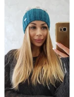 Fleecová čiapka Paris K212 grey+marine