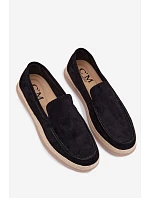 Espadrilky Espadrilky pánske čierne Rexton Espadrilky Espadrilky pánske čierne Rexton