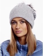 Dámska čiapka AT CZ 17230.43 sivá
