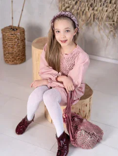 DIEVČENSKÉ PANČUCHOVÉ NOHAVICE POLYANNA DR2202 (PRINT MF 40 )