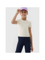 Dievčenské základné tričko 4F 4FJWSS25TTSHF1852-12S Dievčenské základné tričko 4F 4FJWSS25TTSHF1852-12S