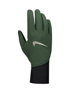 Pánske bežecké rukavice Nike Pacer Midweight, zeleno-čierne, N1010535313, veľkosť L