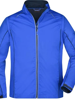 Daiber JN 1122 Pánska softshellová bunda s odnímateľnými rukávmi 02.1122 nautic blue/navy